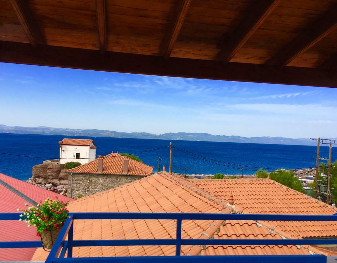 Appartamento Karagiannaki Skala Sykamineas Esterno foto